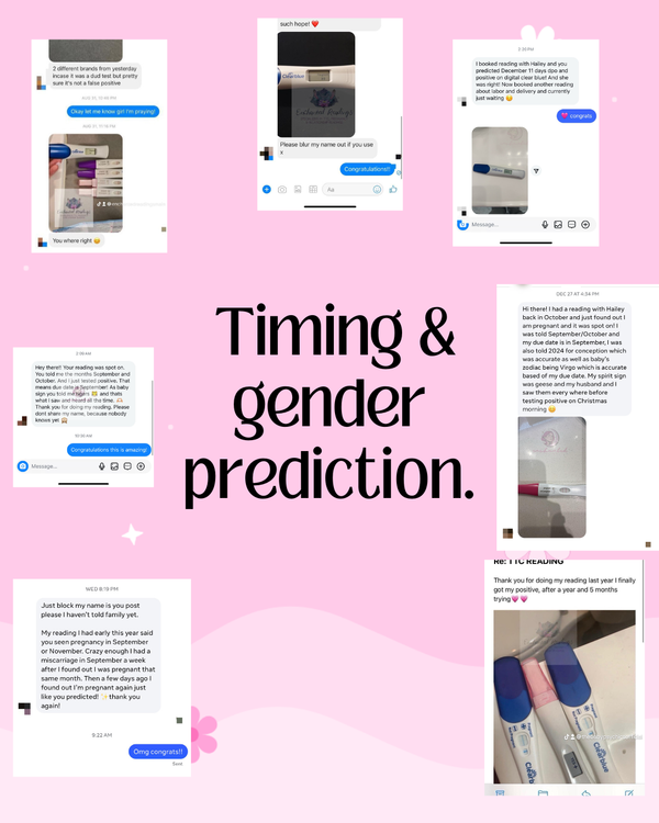 Timing & Gender Prediction